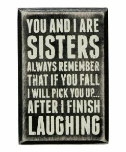 Primitives by Kathy | 'Sisters Always' Box Sign