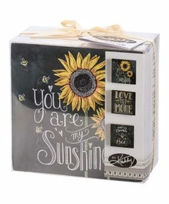Primitives by Kathy | Black & Yellow 'You are My Sunshine' Block Sign Set