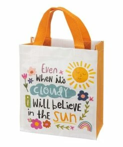 Primitives by Kathy | Yellow & Blue 'Believe in the Sun' Daily Tote
