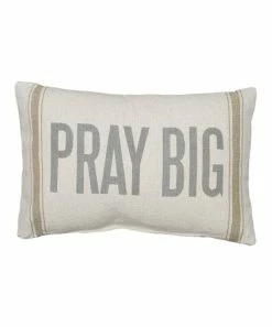 Primitives by Kathy | Natural 'Pray Big' Pillow