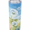 Primitives by Kathy | Blue & White Dandelions Coffee Tumbler