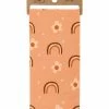 Primitives by Kathy | Coral Flowers & Rainbows Dish Towel