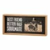 Primitives by Kathy | Black & Brown 'Best Friend' Inset Box Sign