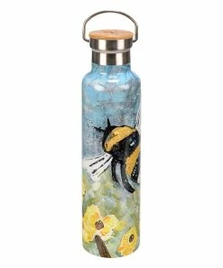 Primitives by Kathy | Blue Bumble Bee Insulated Stainless Steel Bottle