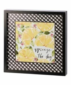 Primitives by Kathy | 'Squeeze The Day' Box Sign
