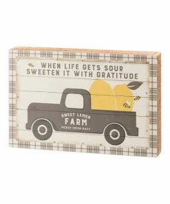 Primitives by Kathy | 'Sweet Lemon Farm' Box Sign