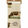 Primitives by Kathy | Beige 'Play Well With Udders' Cow Kitchen Towel