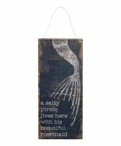 Primitives by Kathy | Black & White 'Salty Pirate' Wall Art