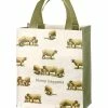 Primitives by Kathy | Beige & Green 'Sheep Happens' Tote - Set of Two