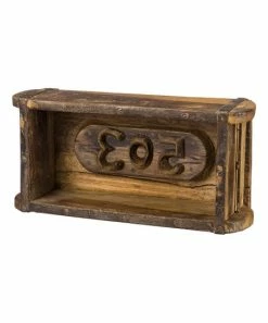Primitives by Kathy | Brown Decorative Brick Mold Box Sign