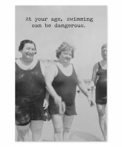 Primitives by Kathy | Black & White 'Dangerous' Greeting Card