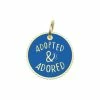 Primitives by Kathy | Blue & Goldtone 'Adopted & Adored' Pet Tag
