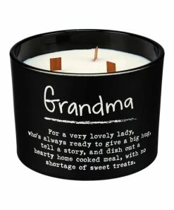 Primitives by Kathy | Black & White 'Grandma' Jar Candle