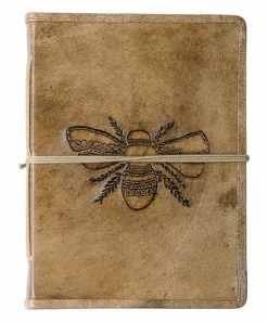 Primitives by Kathy | Brown Bee Leather Journal