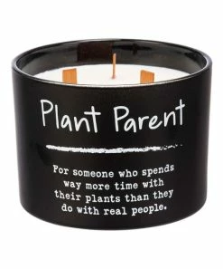 Primitives by Kathy | Black & White 'Plant Parent' Jar Candle