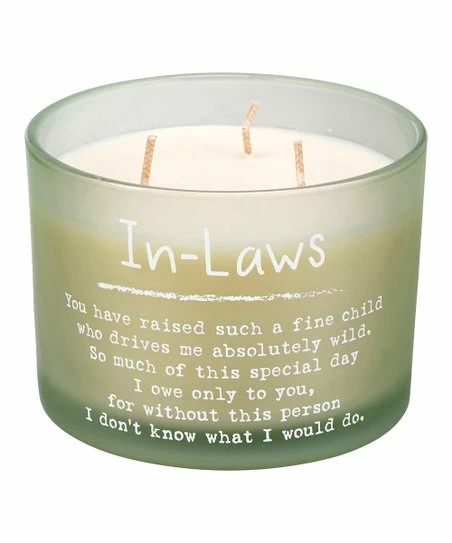 Primitives by Kathy | White 'In-Laws' Jar Candle