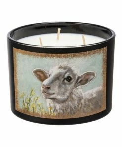 Primitives by Kathy | Black & Blue Multicolor Sheep Jar Candle