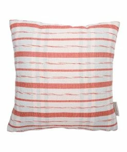Primitives by Kathy | Blue & Orange Stripe Throw Pillow