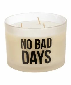 Primitives by Kathy | White & Black 'No Bad Days' Jar Candle