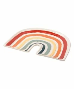 Primitives by Kathy | Red & Cream Rainbow Vanity Tray