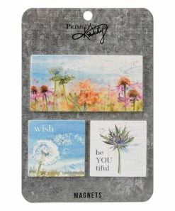 Primitives by Kathy | Blue & Yellow Floral Fields Magnet Set