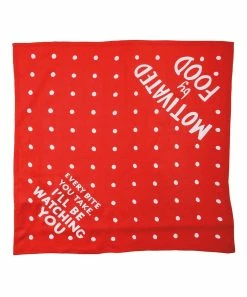 Primitives by Kathy | Red 'Motivated by Food' Small Pet Bandana