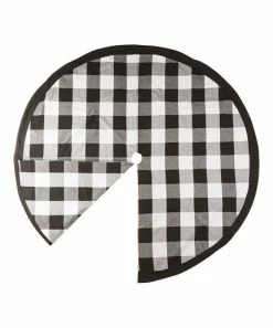 Primitives by Kathy | Black & White Buffalo Check Tree Skirt