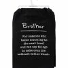 Primitives by Kathy | Black & White 'Brother' Dish Towel