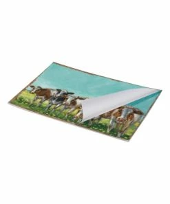 Primitives by Kathy | Blue Cows Paper Place Mat