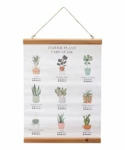 Primitives by Kathy | White 'Indoor Plant Care Guide' Banner Wall Art