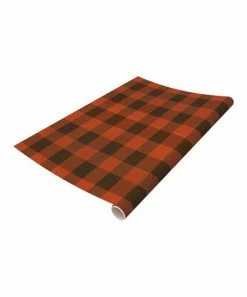 Primitives by Kathy | Orange Buffalo Check Table Runner
