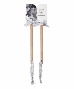Primitives by Kathy | White & Gray 'If You Have to Stir, It's Homemade' Spatula