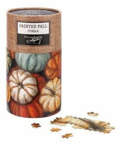 Primitives by Kathy | Orange & Cream Pumpkin Puzzle
