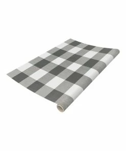 Primitives by Kathy | Gray & White Buffalo Check Table Runner