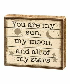 Primitives by Kathy | Brown 'My Sun, My Moon' Box Sign