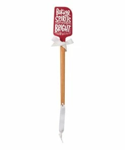 Primitives by Kathy | Red & White 'Baking Spirits' Spatula