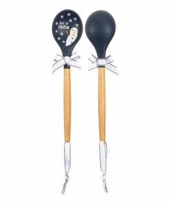 Primitives by Kathy | Blue & White 'Let It Snow' Mixing Spoon - Set of Two
