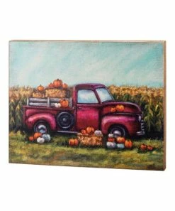 Primitives by Kathy | Red Truck & Cornfield Wall Art