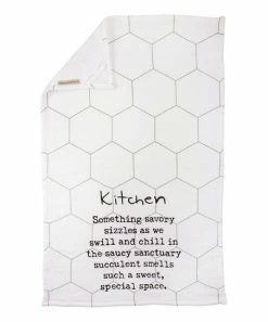 Primitives by Kathy | White 'Kitchen Sweet Special Space' Dish Towel