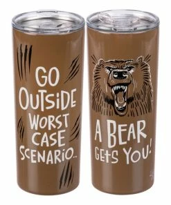 Primitives by Kathy | Brown 'Go Outside' Travel Mug