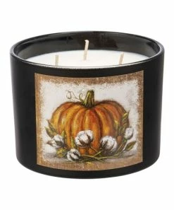 Primitives by Kathy | Black Orange Pumpkin Jar Candle