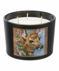 Primitives by Kathy | Brown Deer Three-Wick Jar Candle