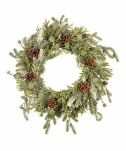 Primitives by Kathy | Green Large Mixed Evergreen Wreath