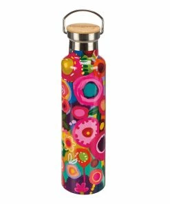 Primitives by Kathy | Pink Multicolor Floral Insulated Water Bottle