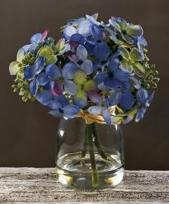Primitives by Kathy | Blue Hydrangea Arrangement