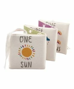 Primitives by Kathy | Beige Counting Weather Soft Book