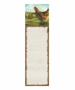 Primitives by Kathy | Beige Curious Chicken List Pad