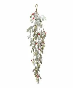 Primitives by Kathy | Green Eucalyptus & Berries Garland