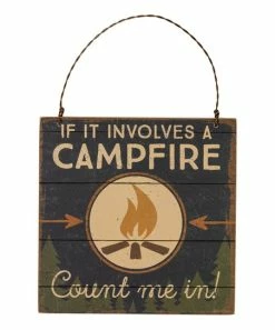 Primitives by Kathy | Blue 'Count Me In' Ornament