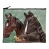 Primitives by Kathy | Brown Horses Zip Pouch